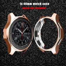 Waterproof 46mm TPU Watch Case Protector Cover f Samsung Gear S3 Frontier R765A