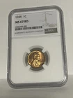 1948 Lincoln Cent NGC MS67 RED - NGC Price Guide $2100