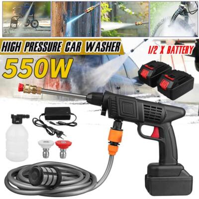 #ad Wireless High Pressure Car Wash Washer Gun Spray Rechargeable Water Gun Machine $52.00