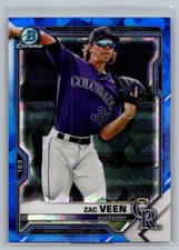 2021 Bowman Draft Sapphire Edition #BDC-150 Zac Veen