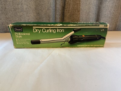 VINTAGE SEARS ROEBUCK Dry CURLING IRON Dry 3/4  NEW IN BOX 2502 82502
