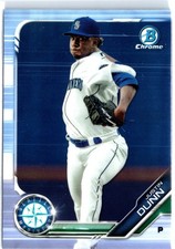2019 Bowman - Justin Dunn #BCP-3 Chrome Prospects Seattle Mariners