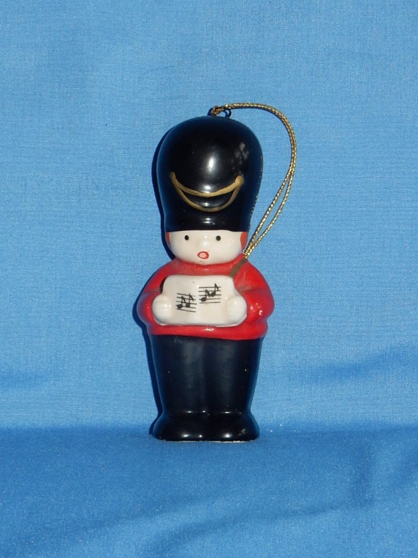 Vintage 1986 Irice Musician Band Member Ceramic Pomander Ornament