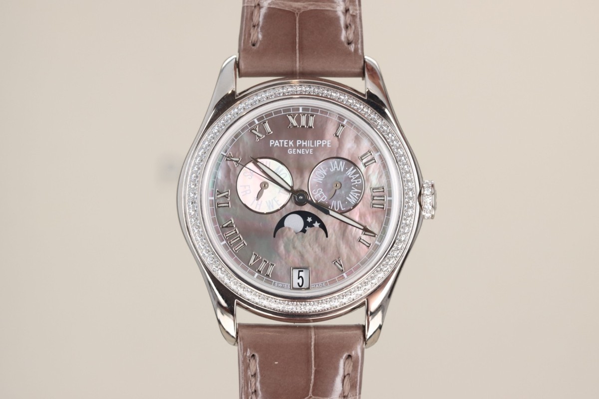 Patek Philippe Annual Calendar Moonphase Ladies 4936G-001 Tahitian
