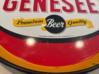 Set 2 Genesee Beer Rochester NY Vintage Canco Metal Bar Trays Ask for Jenny  12" — photo 5