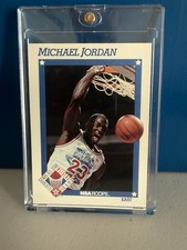 Michal MJ Jordan- 1991 NBA Official All Star Game Suvinair Card Chicago Bulls