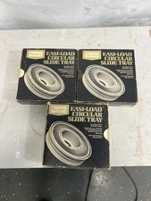 VTG Sears Easi-Load Circular Slide Tray - Holds 100 2X2 Slides - Set of 3 - Used