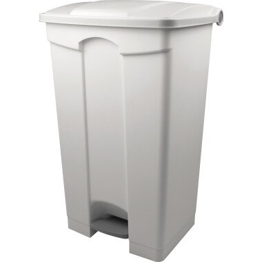 helit Tret-Abfalleimer ''the step'', 90 Liter, weiß / weiß 1 bis 12 Stk SPARE 9%