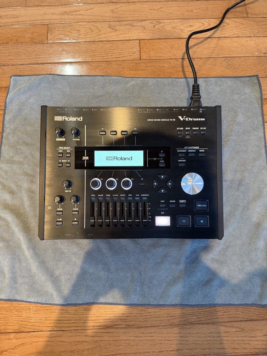 Roland TD-50 Drum Sound Module - Black for sale online | eBay