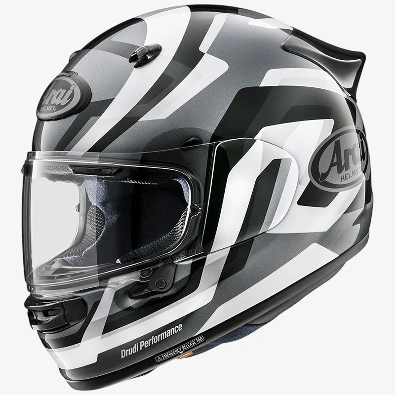 Casco Moto Integral ARAI Quantic Snake Blanco Brillo AR3115SW Foto 2 de 4
