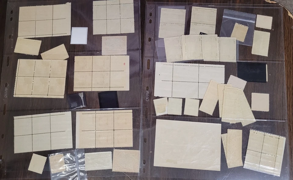 Famous Americans Plate Blocks, 906, 25c coil, 5c airmail, mostly mint (E61 - Image 2 of 4