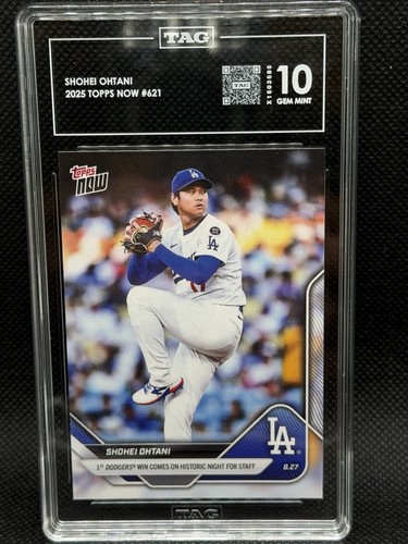 2025 TOPPS NOW SHOHEI OHTANI #621 TAG 10