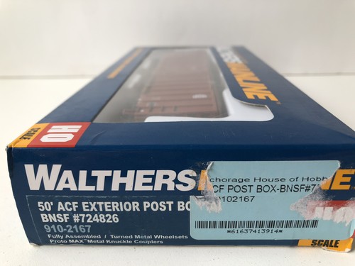 Walthers Mainline 910-2167 HO BNSF #724826 50' ACF exterior buzón coche nuevo en caja | Zustand: New