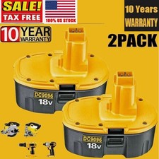 2Pack 18V XRP Battery for DEWALT DC9096-2 DW9095 DW9096 DC9098 DC9099 Cordless
