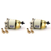 2X P502489 Marine-Kraftstofffilter Kraftstoff-Wasserabscheider Filterbaugru2492