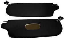 Visiera parasole per Volkswagen Karmann Ghia con specchio colore nero LHD