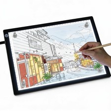 A4 LED Tracing Light Box  Light Pad - Copy Board with Full-Edge PLED-A4, White