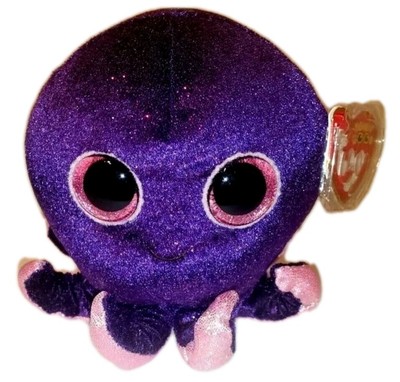 Ty Beanie Boos INKY the Purple Octopus 6