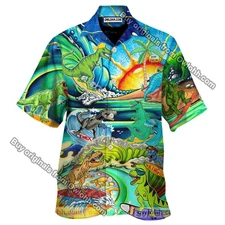 Dinosaur Unisex Hawaiian Shirt