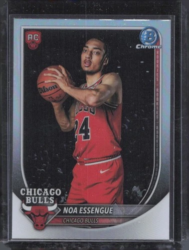 2025-26 Bowman #BRR-12 Noa Essengue Chrome Rookie Red RC Logo