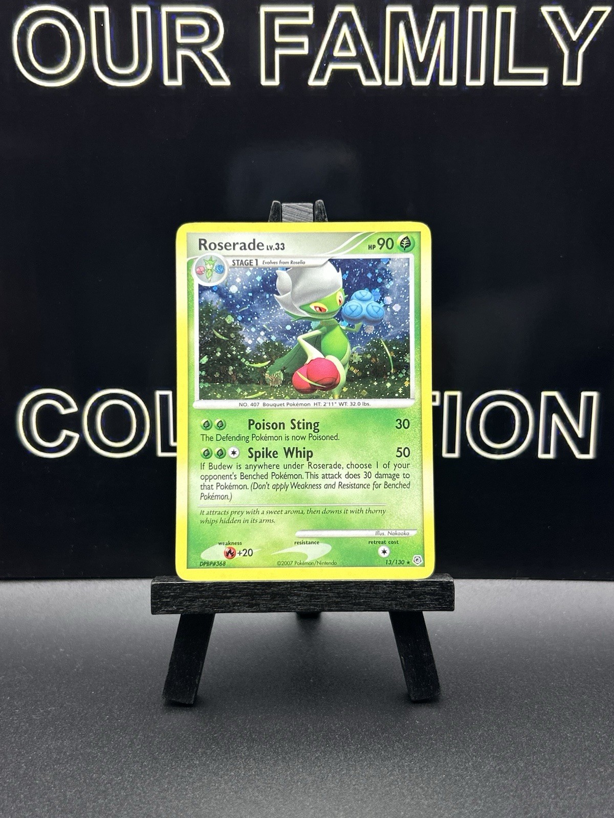 Roserade 13/130 Holo Diamond and Pearl - Pokemon Card - LP