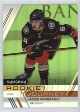 2022 Upper Deck Synergy Rookie Journey Green Home /249 Jacob Perreault #RJ-3 r6v