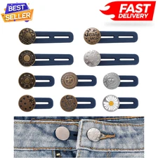 10 Pack Pants Expander Button Jeans Waist Extender Button10 Styles for Men Women