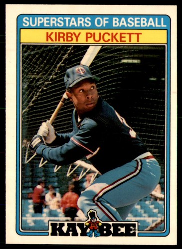 Kirby Puckett #24 1987 Topps KayBee Superstars card