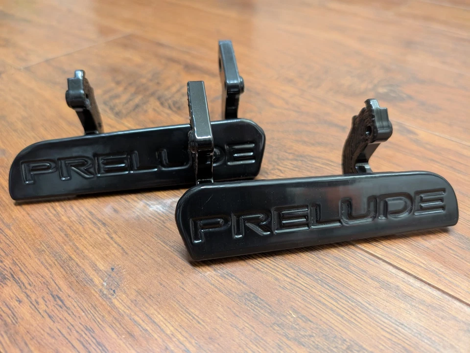  Par de manijas de puerta exterior Honda Prelude 97-01 cupé, logotipo Prelude - SOLO MANGO Foto 2 de 4