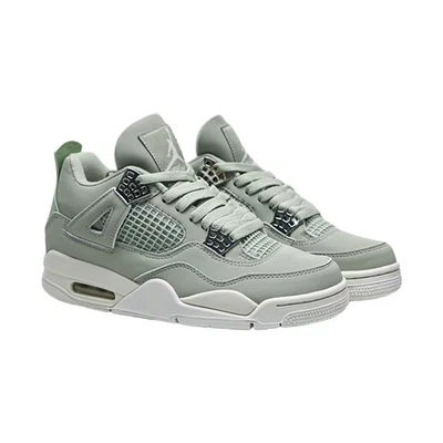 JORDN Unisex Retro-AJ4 Hellgrün Sportschuhe Herren Freizeitschuhe Turnschuhe EUR 36-46