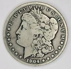 1904-S Morgan Silver Dollar Coin, Better Date