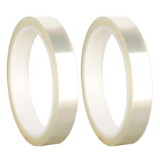 2 Rollen Hitzebest&auml;ndiges Klebeband, Transparente Thermisches Klebeband Durchsic