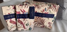 NWT Ralph Lauren Maren 3 PC King Duvet Cotton  2 Pillow Sham Set