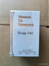Mession De Newyork Rouge 540 by Secret Plus 3.4oz EDP Unisex New Sealed Box