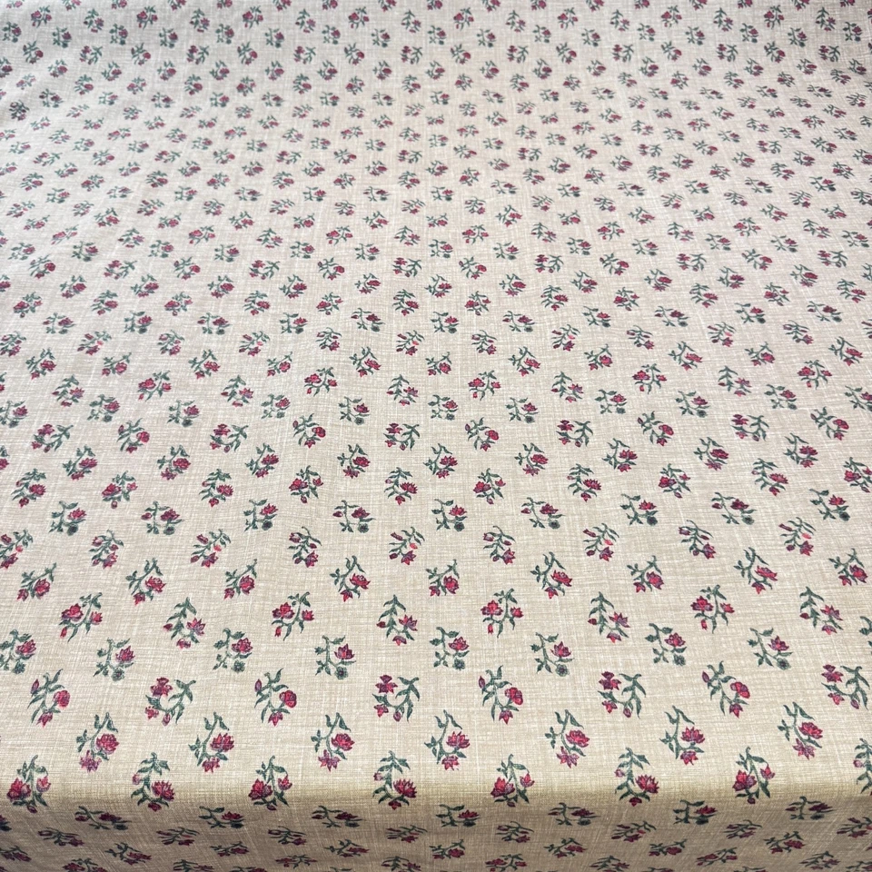 Tela de tapicería williamsburg beige rojo floral wetherburn 52x120 3,3 yardas 1444 Foto 2 de 4