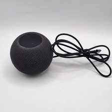 Apple HomePod Mini Space Gray A2374 Smart Speaker Black Tested Working
