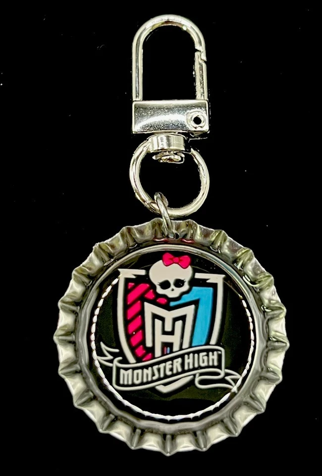 Monster High temático / 6 favores de fiesta / tirador de cremallera / llavero / mochila encanto Foto 2 de 4