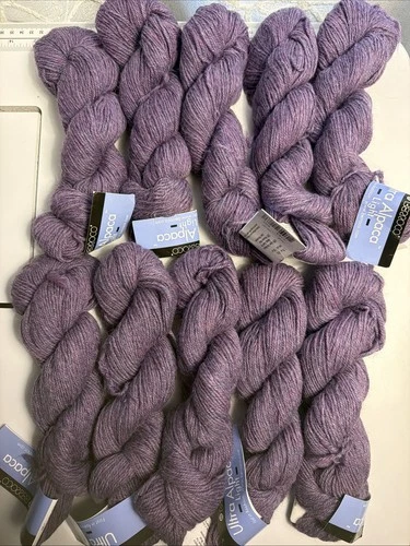 Berroco Ultra Alpaca Light Yarn Mix Lot Of 10 Skeins Color 4283 - product listing photo