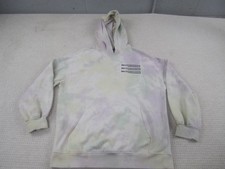 Dua Lipa Hoodie Mens Small Pastel Tie Dye Don't Start Now Graphic Sweatshirt