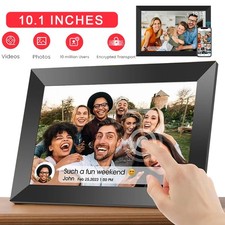 Photo Frame WiFi Digital Frameo App Grouptronics 10.1 Inch Touch Screen 32GB UK