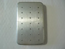 Vintage Perrine #92 Fly Aluminum Case/Box With 50 Hand-Tied Flies - Fly Fishing