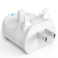 Charger for Oral-B Electric Toothbrush |Direct Plug-in Waterproof Hygienic White
