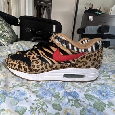 Nike Air Max 1 Men's Low Top Lace-Up Sneakers Animal Pack