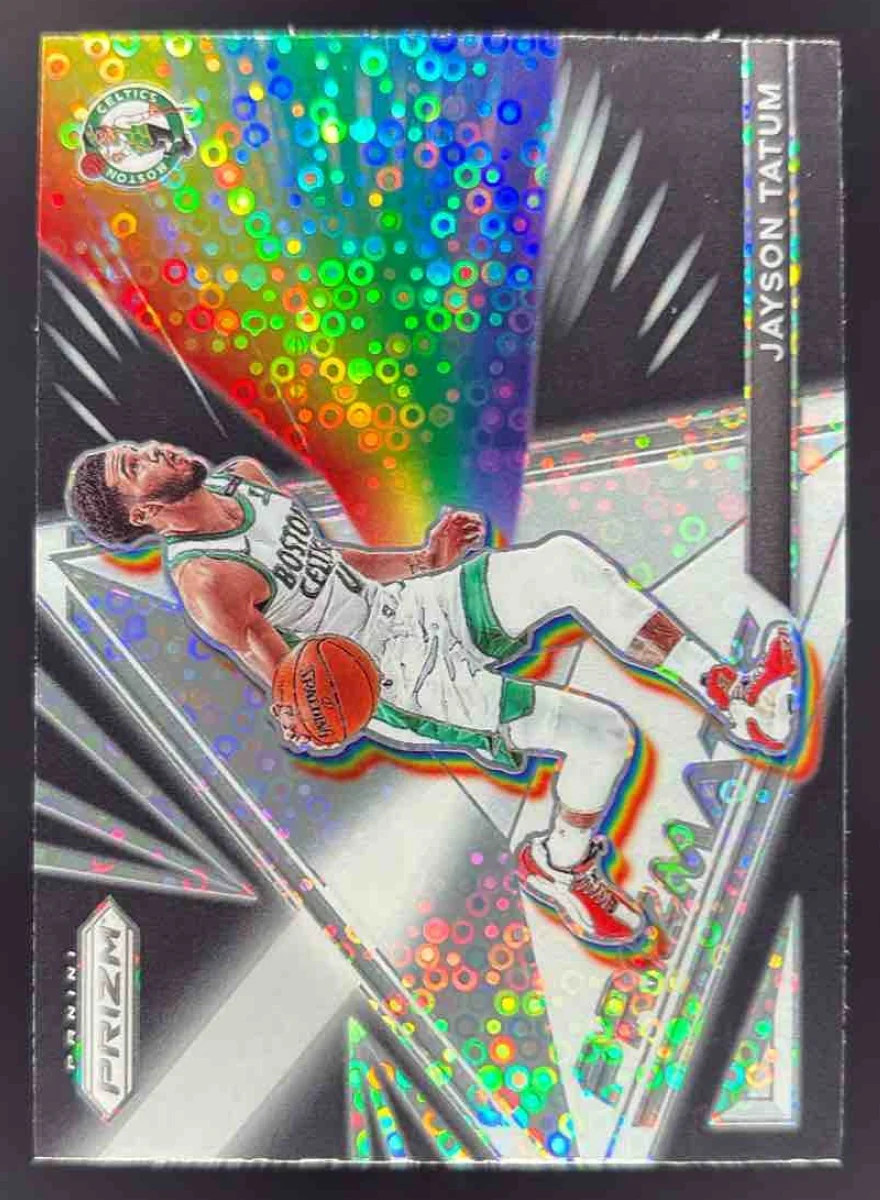 2021-22 Panini Prizm Prizmatic Fast Break #4 Jayson Tatum