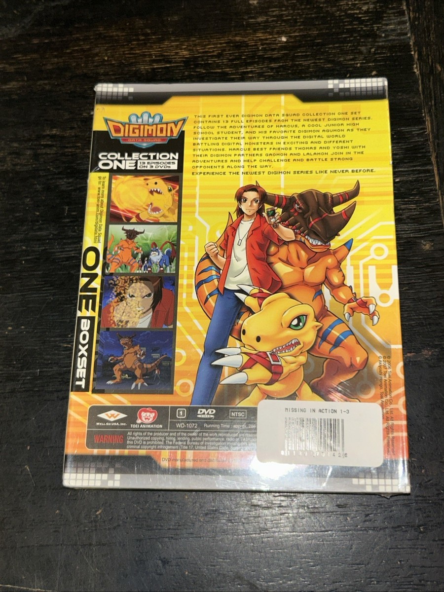 Digimon Data Squad - Collection One (DVD, 2009, Multi-Disc Set