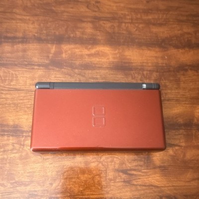Nintendo DS Lite Red/Black Dual Screen Handheld Console Jack READ DESCRIPTION 