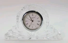 Vintage Waterford Ireland Small Crystal Desk Clock