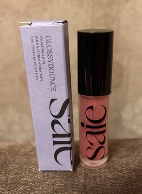 NEU Saie Glossy Bounce High-Shine feuchtigkeitsspendendes Lipgloss-Öl in Kiss 