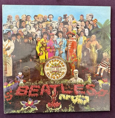The Beatles SGT Pepper First Pressing Vinyl LP UK The Gramophone Co, PMC7027, M-