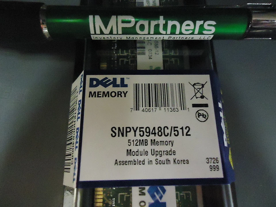 Dell SNPY5948C/512 512MBx2 1GB PC2-5300 667MHz DDR2 SDRAM Brand New! 2 Pieces! - Image 2 of 2